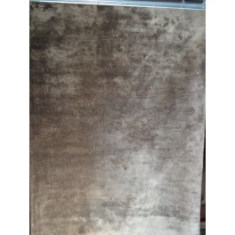 Alfombra lana pelo cortado Marron Oscuro 160 x230 cm
